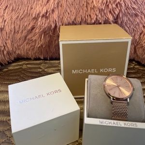 Michael Kors Pyper Three-Hand Stainless Steel Watch